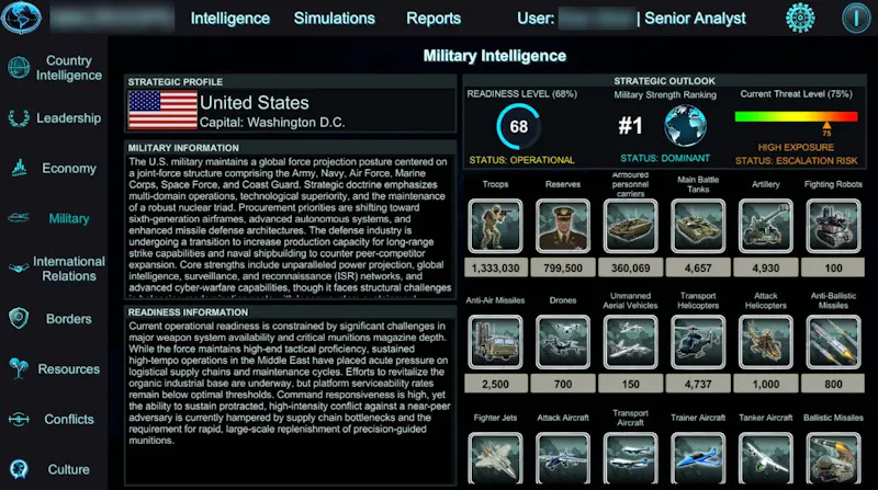 MacroOps Simulation Engine screenshot 5