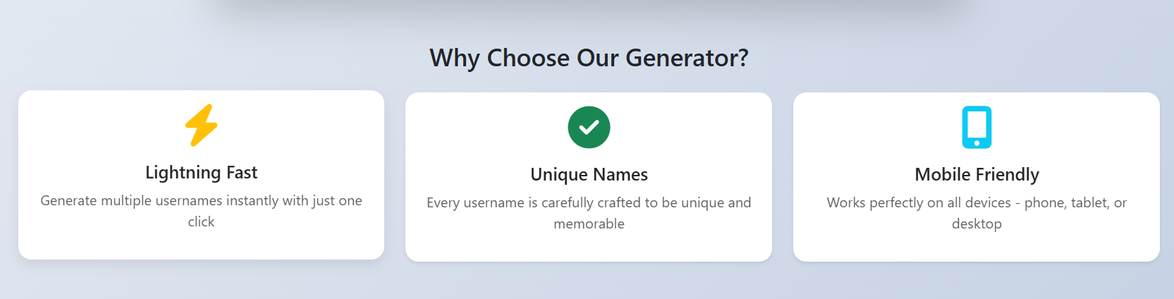 Create Unique Usernames gallery image