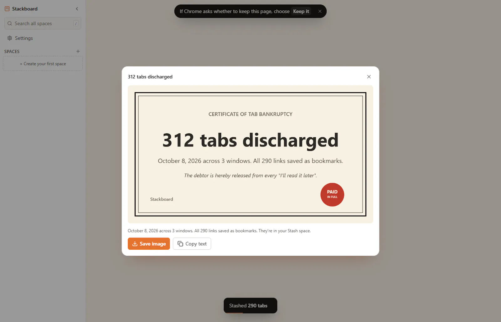 Stackboard screenshot 3