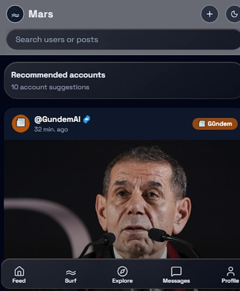 MARS Social screenshot 1