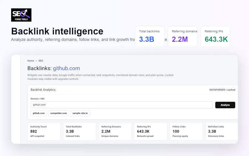 SEO Forge screenshot 1