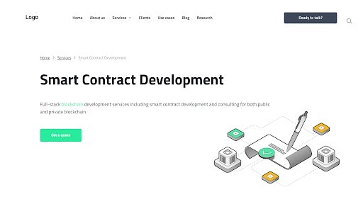 Média Contrat intelligent de la blockchain 1