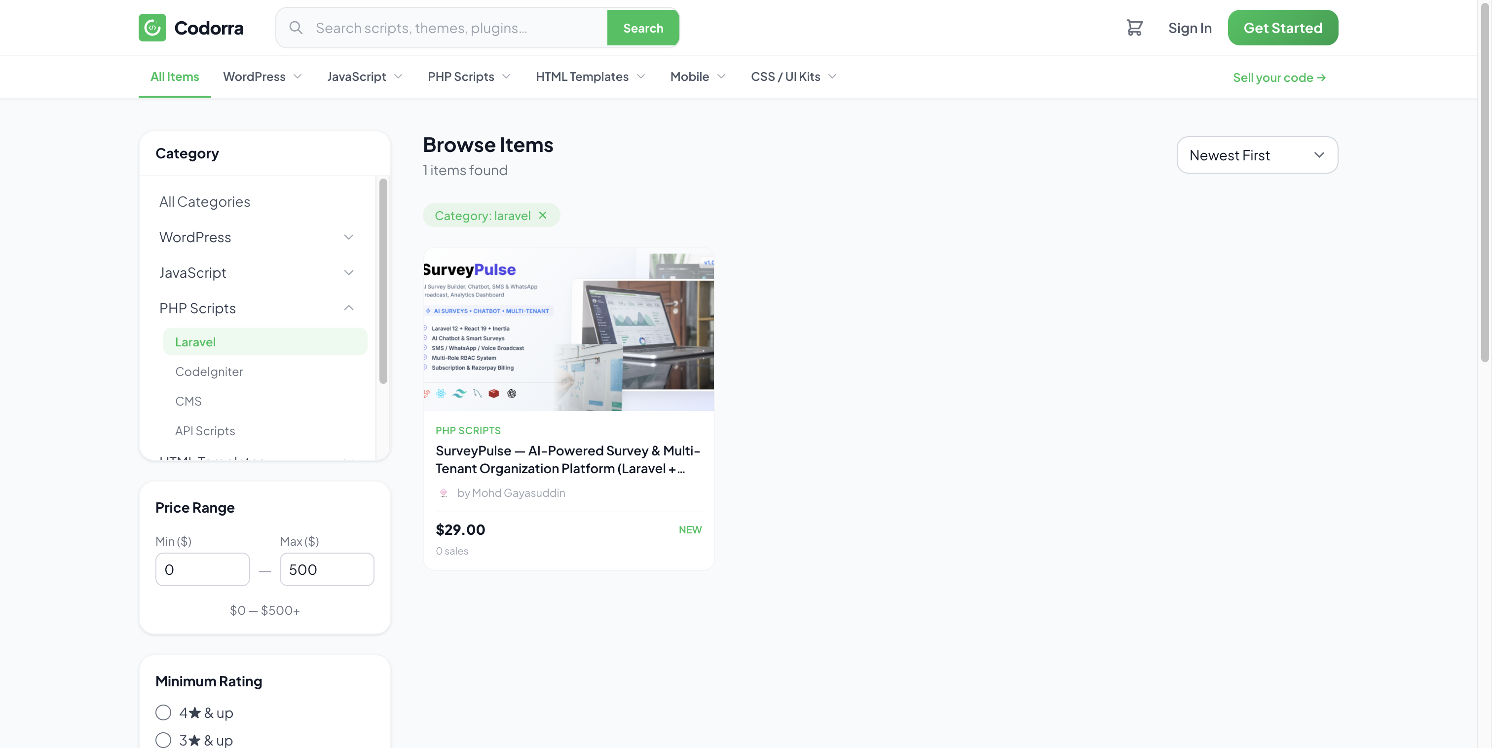 Codorra - Code Marketplace gallery image
