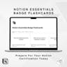 Notion Essentials Badge Flashcards