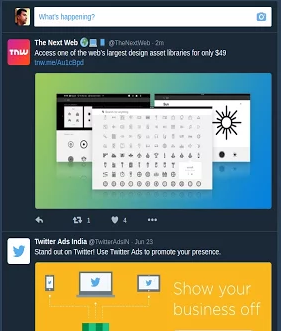 Twitter Web Night Mode Image