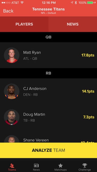 Fantasy Matchup gallery image