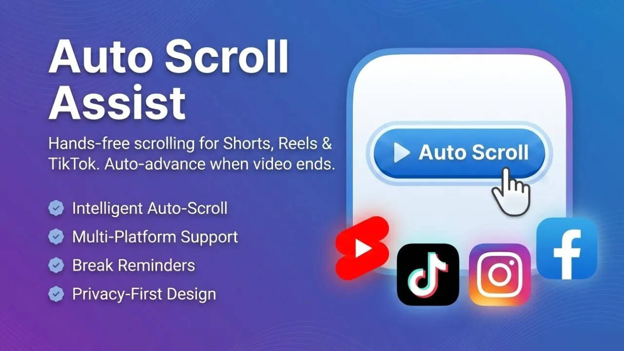 Auto Scroll & PiP: Reels, Shorts, TikTok gallery image