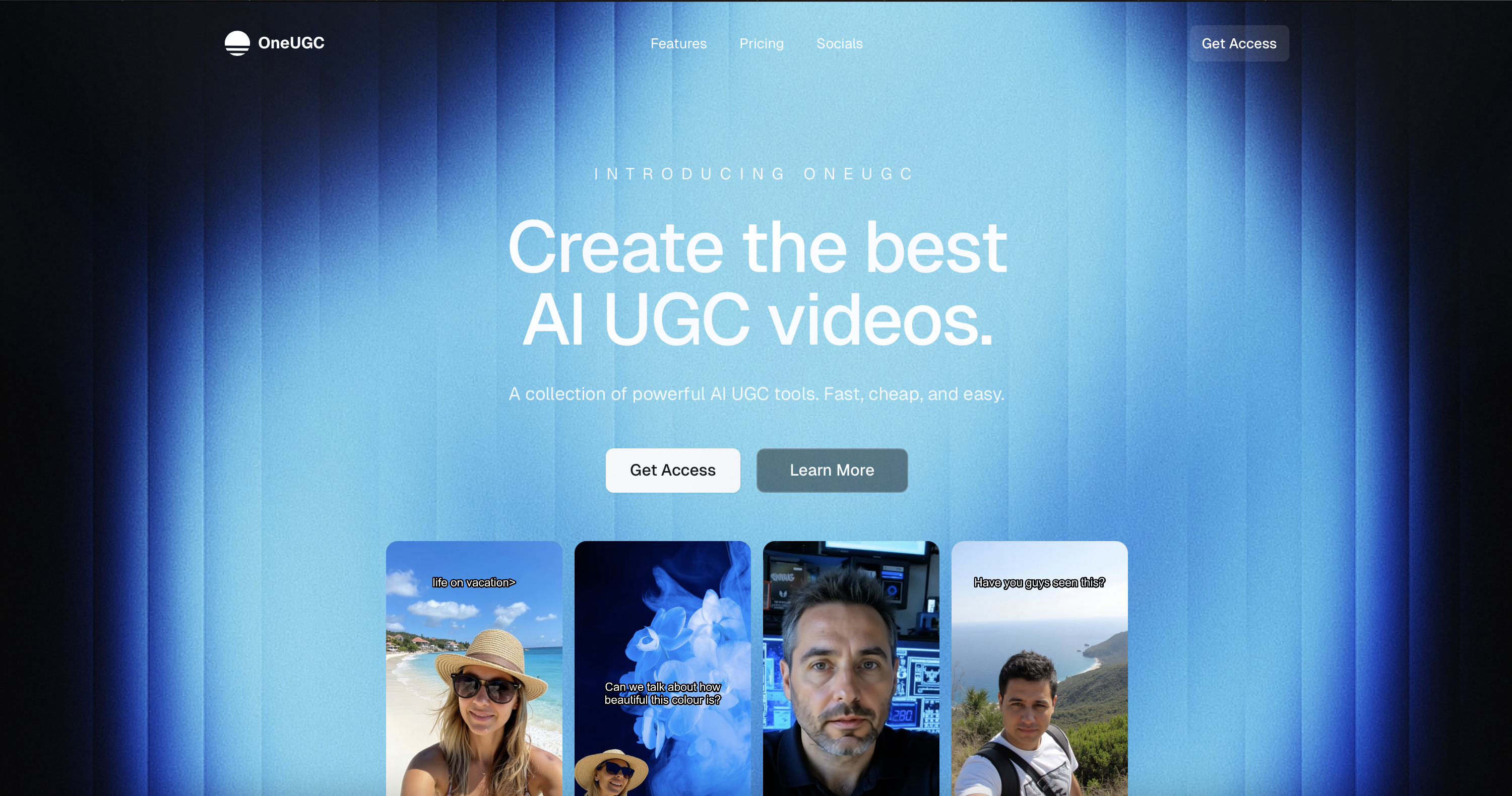 Oneugc 스튜디오 - 2025의 가장 기능 집약적 인 AI UGC 플랫폼은 로컬로 실행됩니다 미디어 1