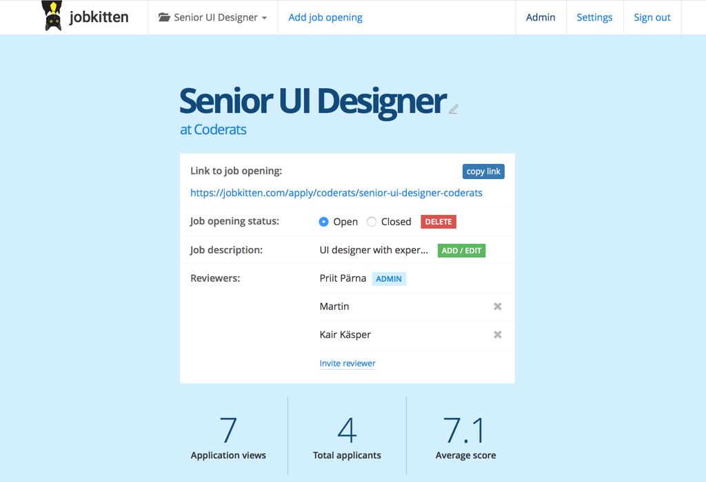 Jobkitten gallery image