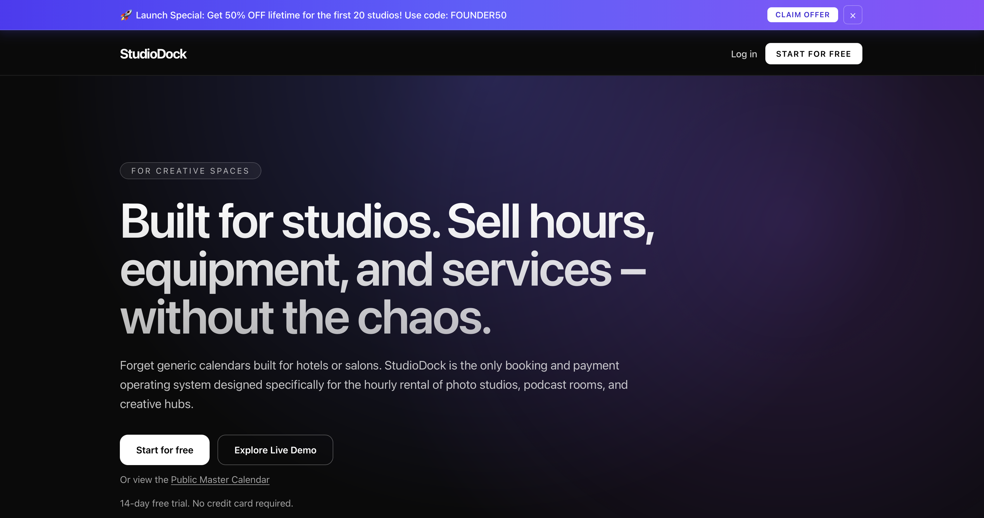 StudioDock gallery image