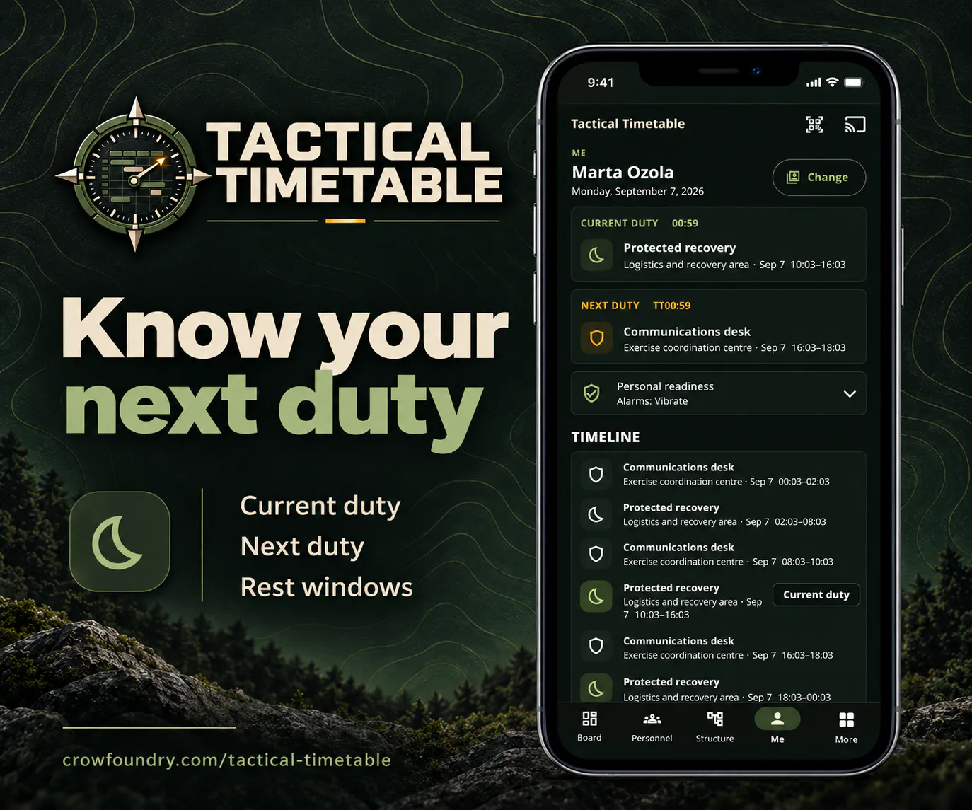 Tactical Timetable screenshot 4