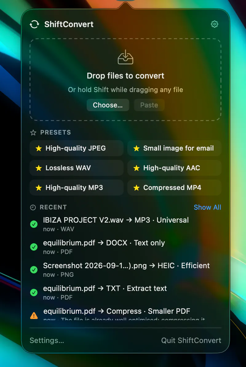 ShiftConvert gallery image