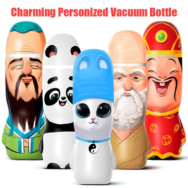 Charming personized vacuum water bottle !
