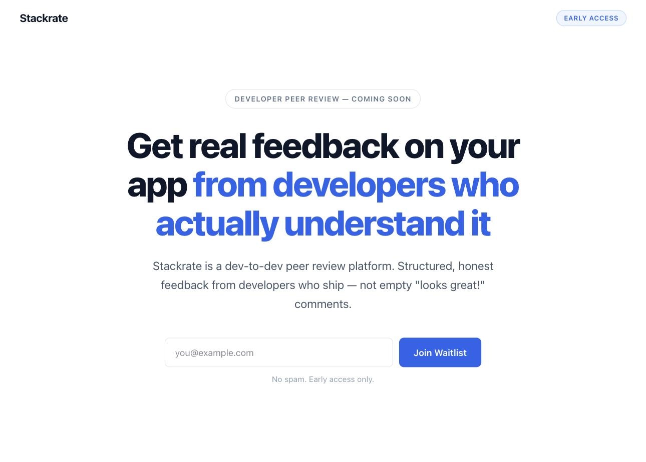 Stackrate gallery image