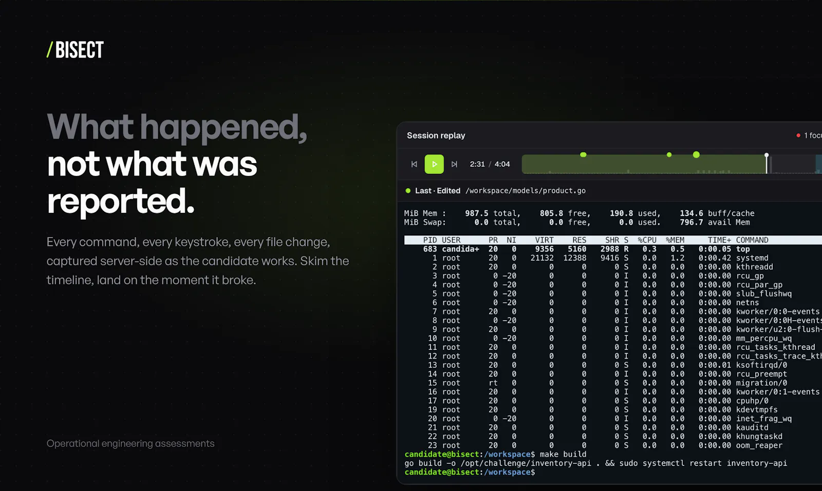 Bisect screenshot 2