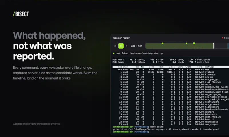 Bisect screenshot 2