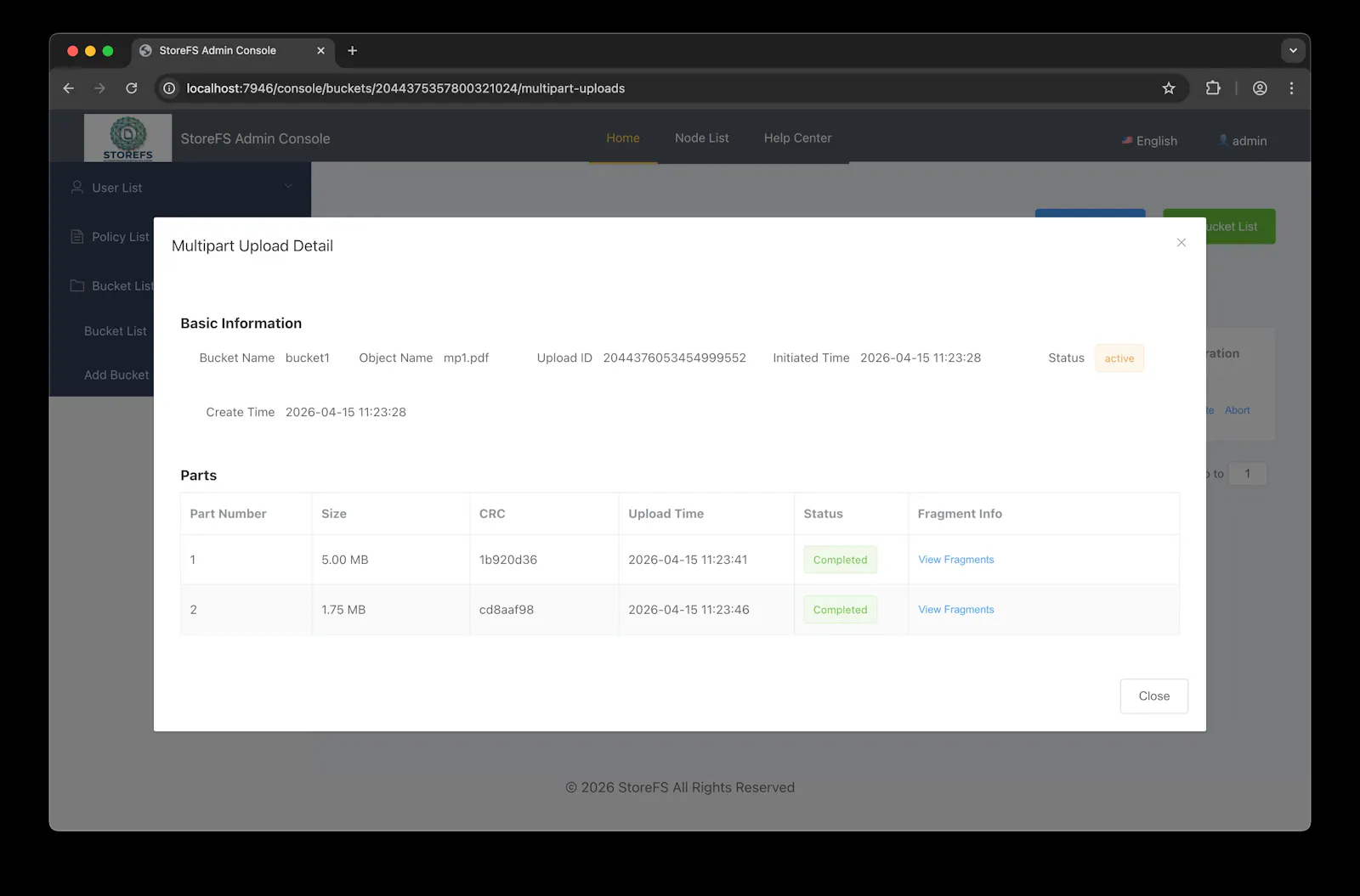 StoreFS screenshot 8