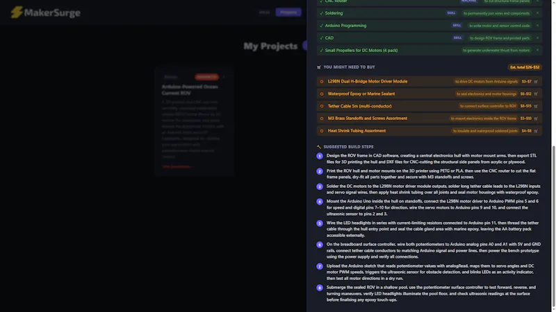 MakerSurge screenshot 5