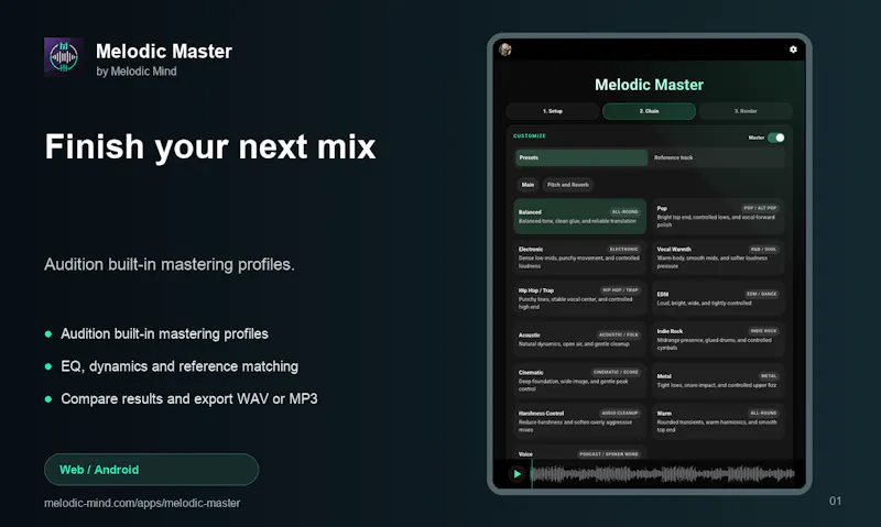 Melodic Master screenshot 1