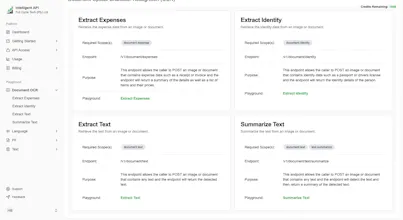 Intelligent API gallery image