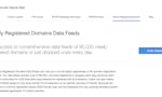 Newly Registered Domains Data Feeds image