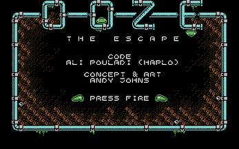 Ooze: The Escape (Commodore 64, Amiga) gallery image