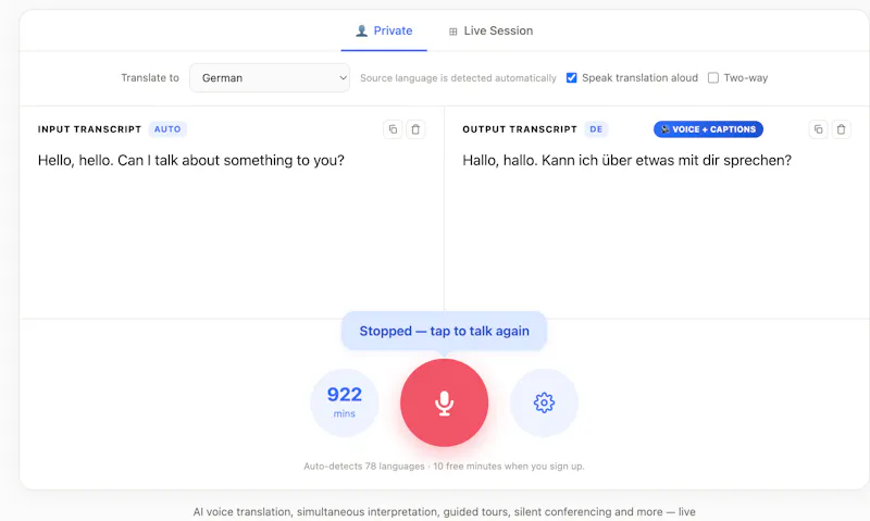 LiveTranslate screenshot 2