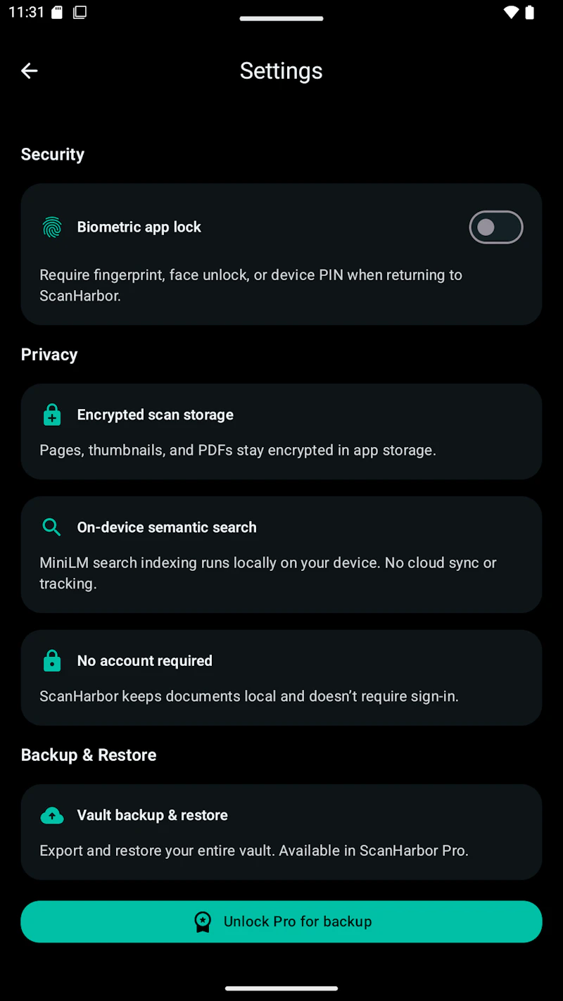 ScanHarbor: Private Scanner screenshot 2