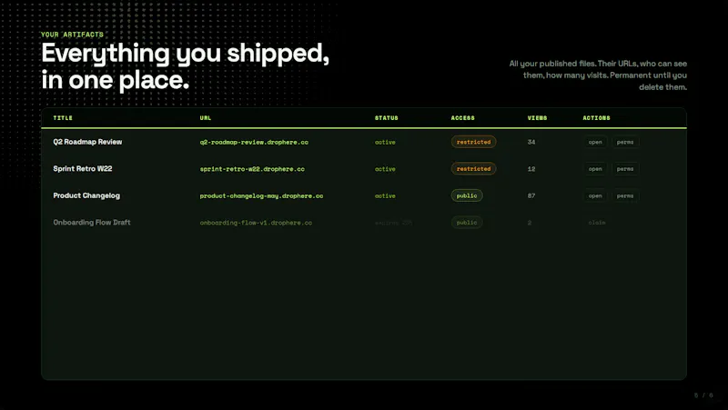 Drophere screenshot 5