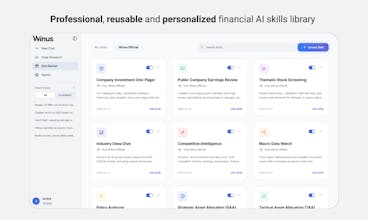 Winus Financial AI Skills gallery image