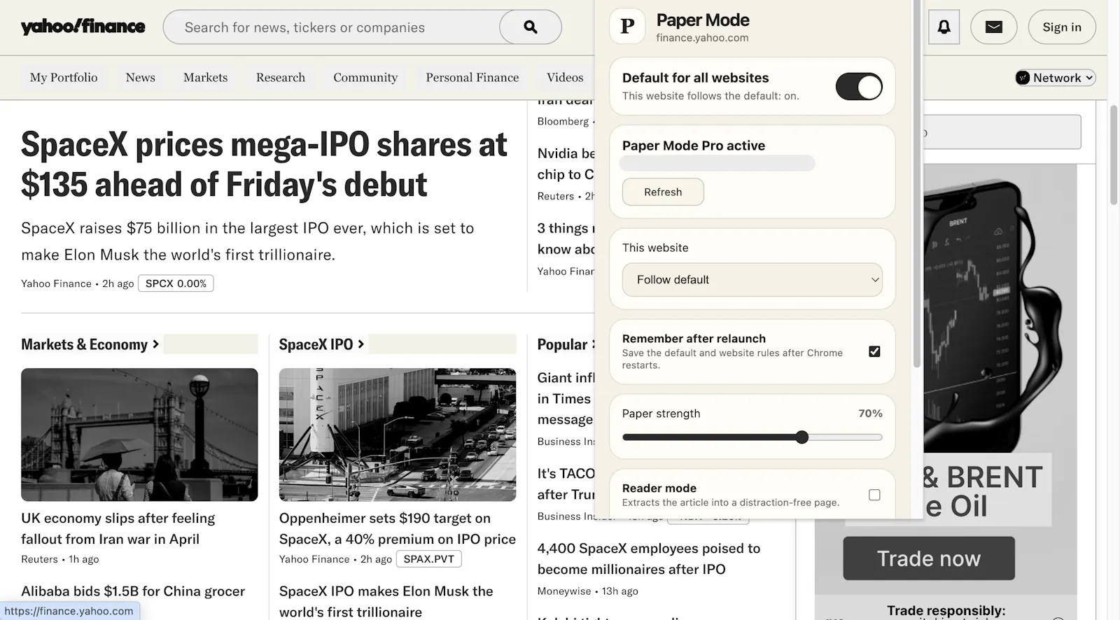 Paper Mode screenshot 2