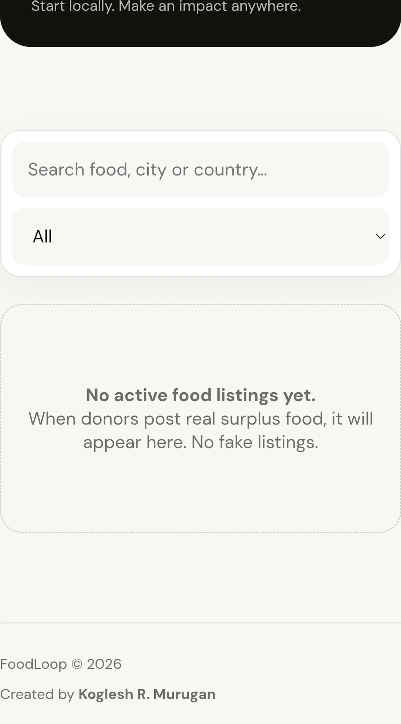 FoodLoop screenshot 2