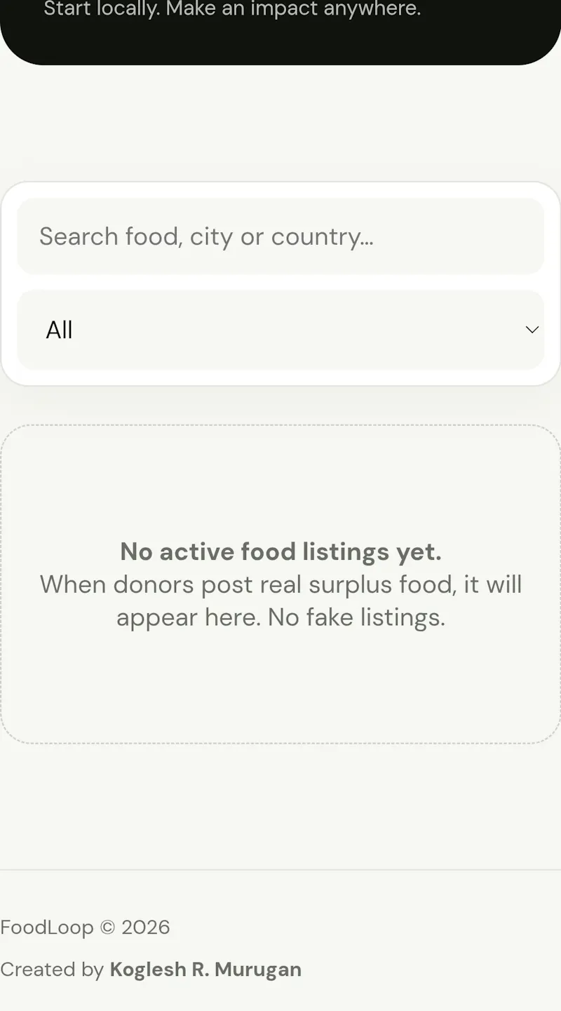 FoodLoop screenshot 2