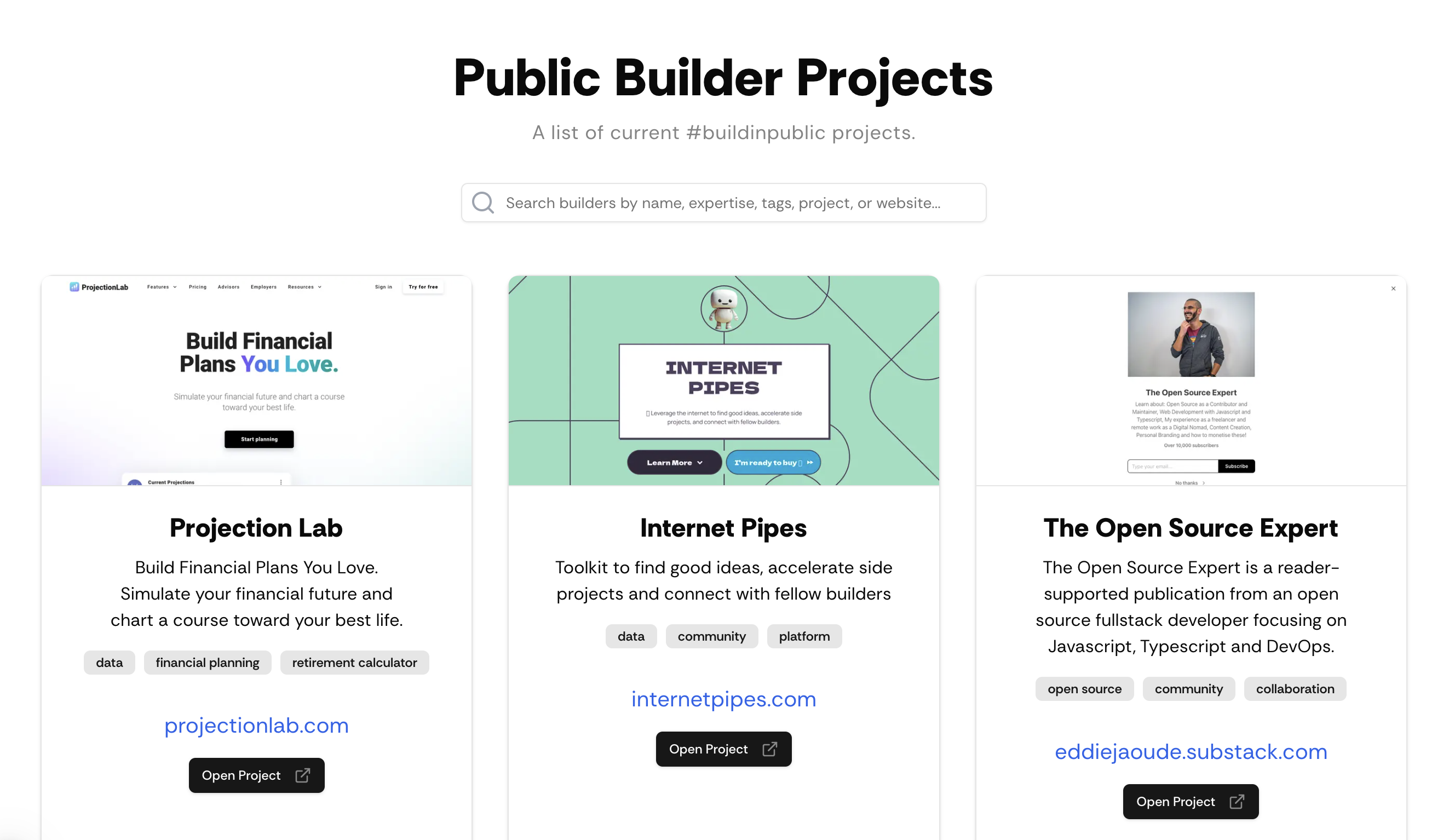 Costruttori pubblici - Scopri build in fondatori e creatori pubblici media 3