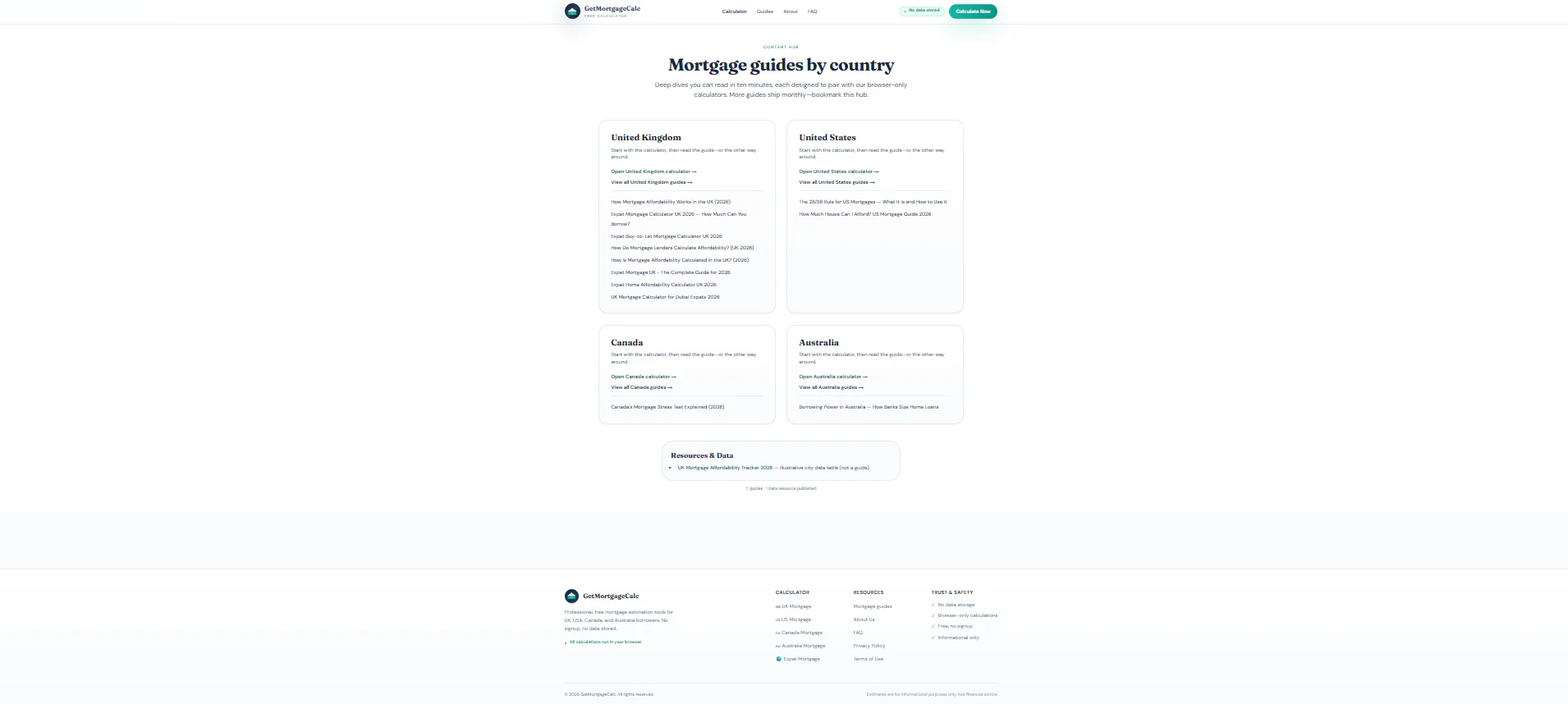 GetMortgageCalc 대표 미리보기