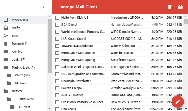 Isotope Mail Client gallery image