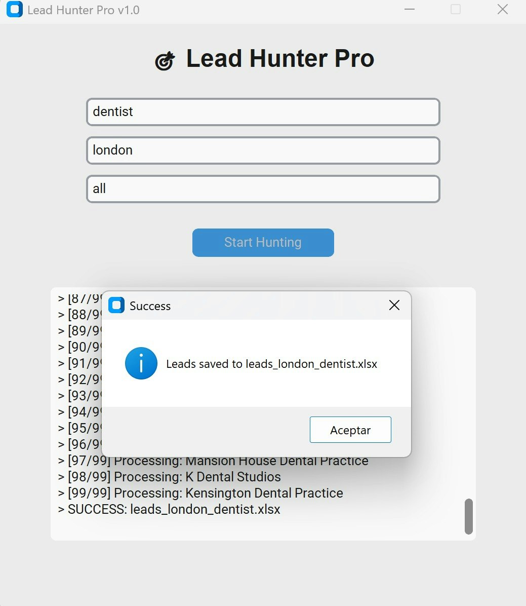 Lead hunter pro gallery image
