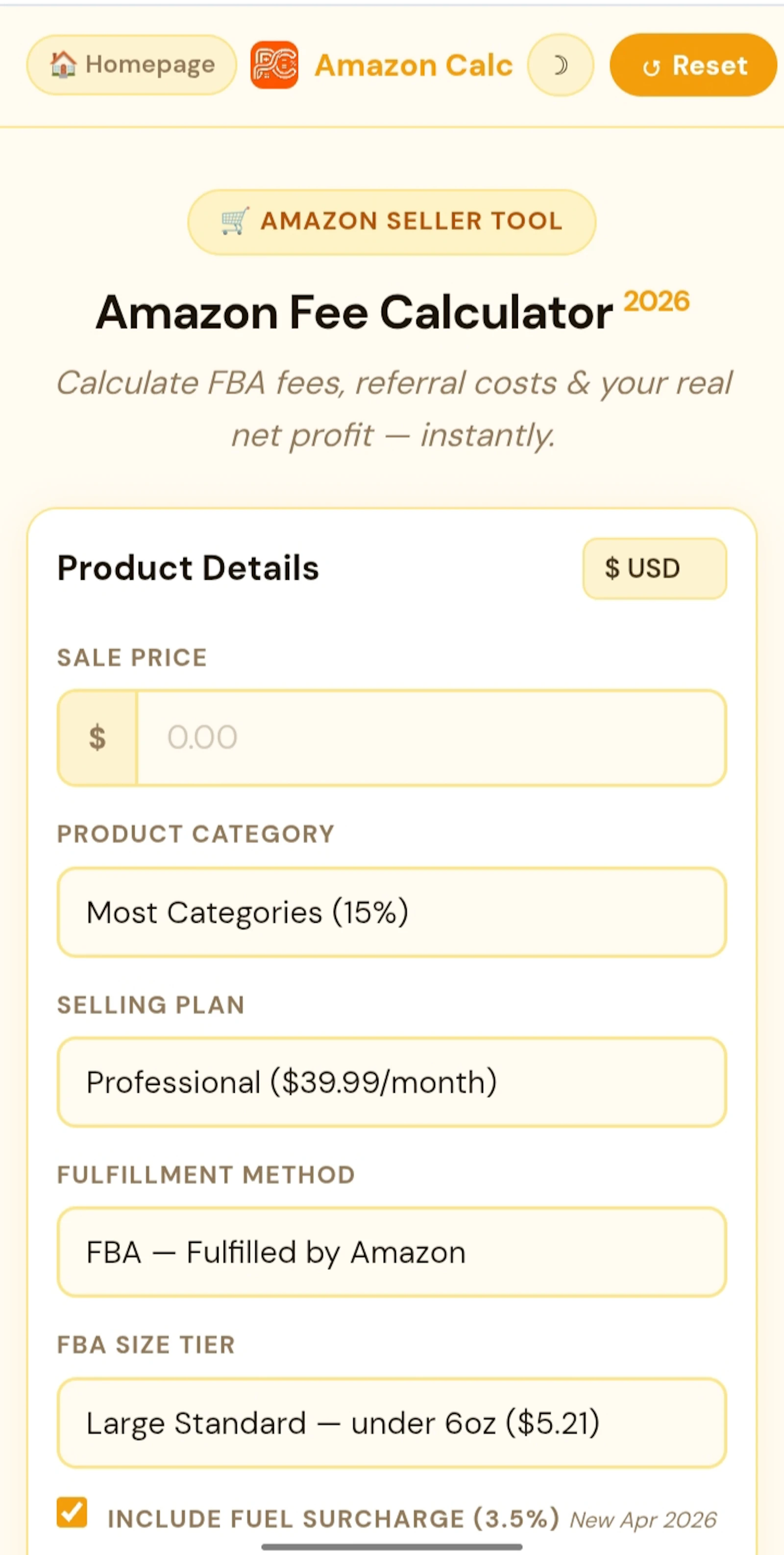 ProfitCalcu screenshot 2