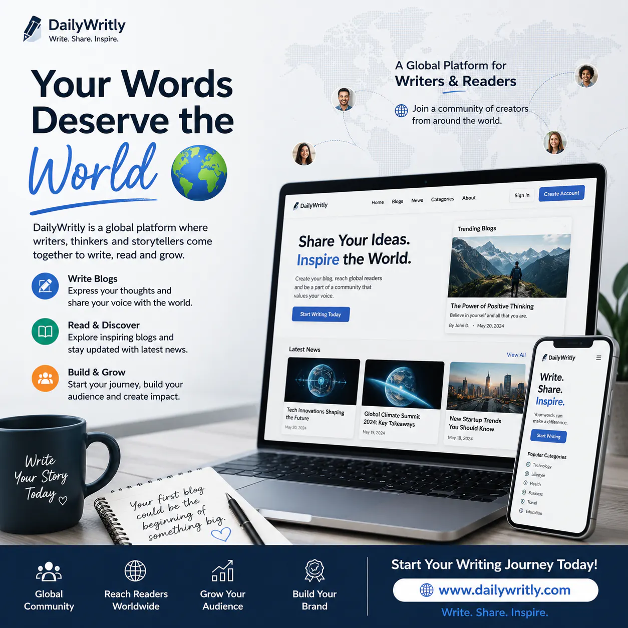Banner del producto DailyWritly