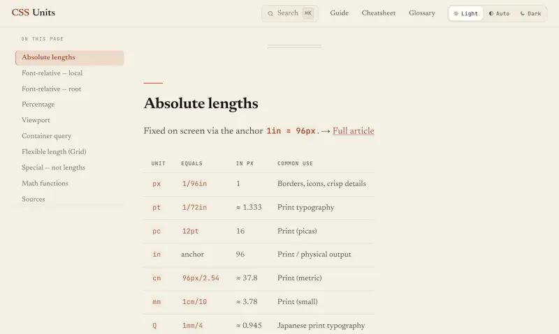 CSS Units screenshot 3