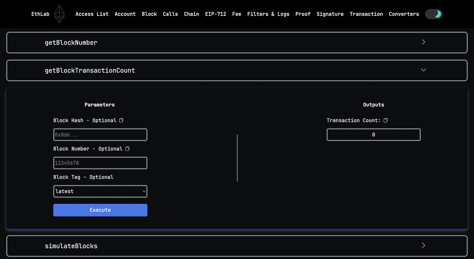 EthLab screenshot 3