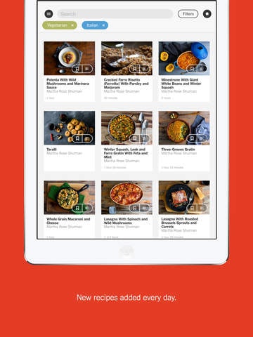 nyt cooking app