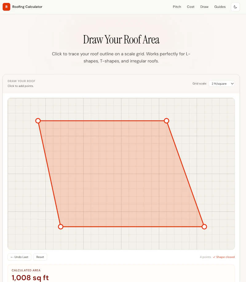 Roofing Calculator screenshot 4