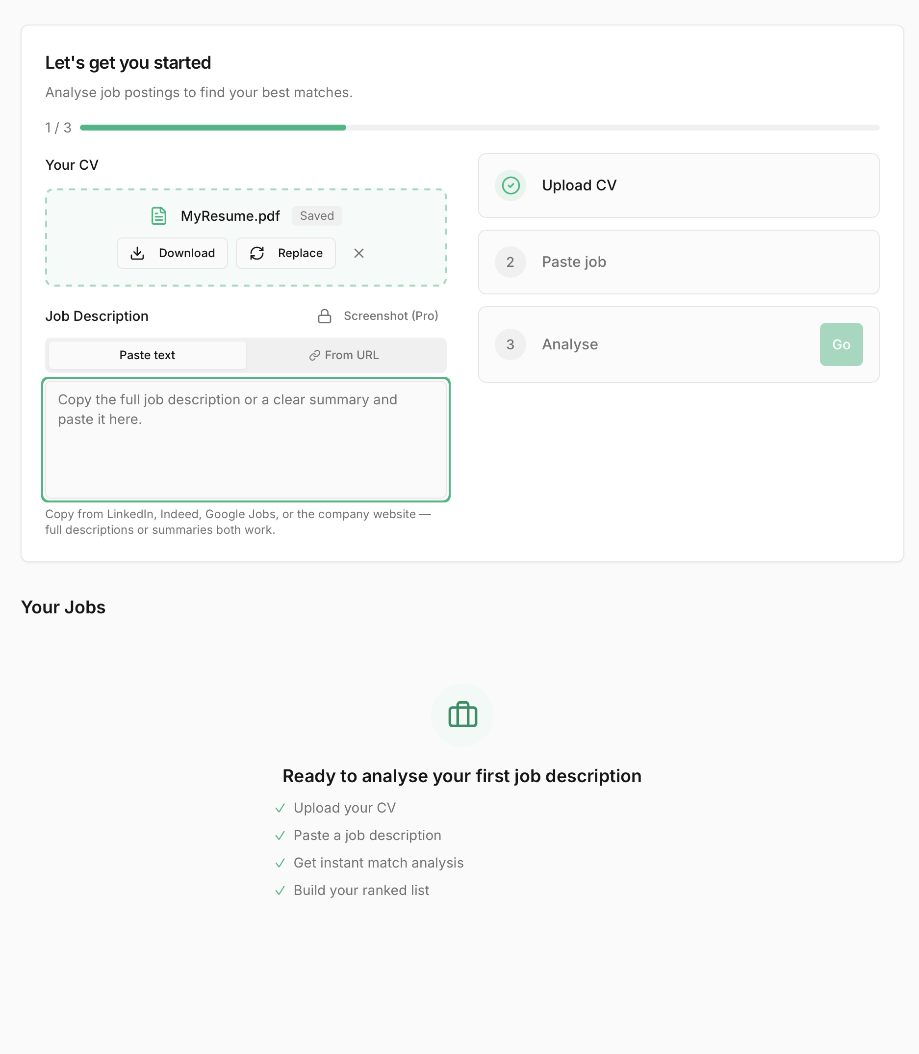 Apply or Not - Main product screenshot demonstrating key features and user interface