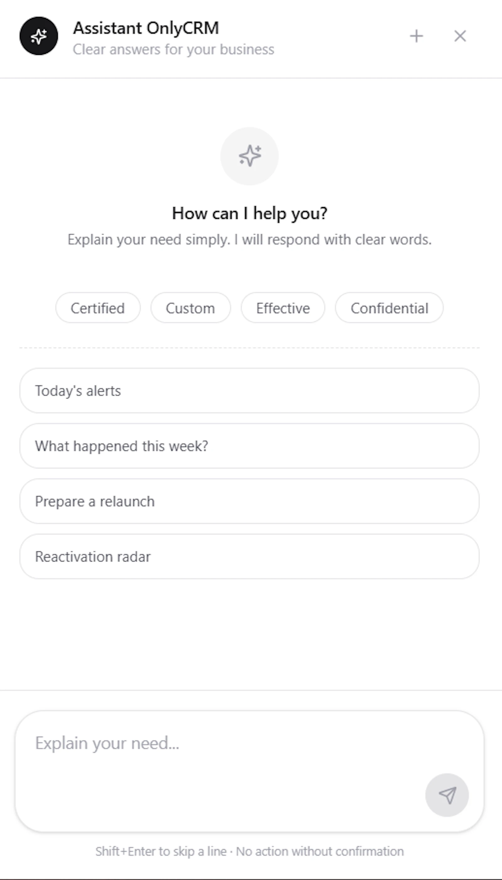 OnlyCRM screenshot 2