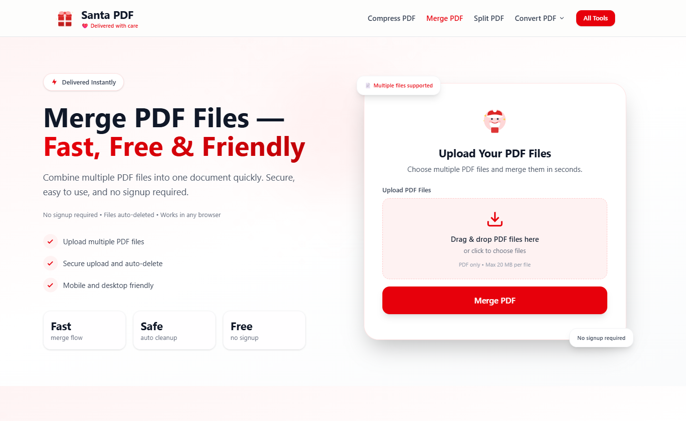 SantaPDF – Free PDF Tools (No Watermark) gallery image