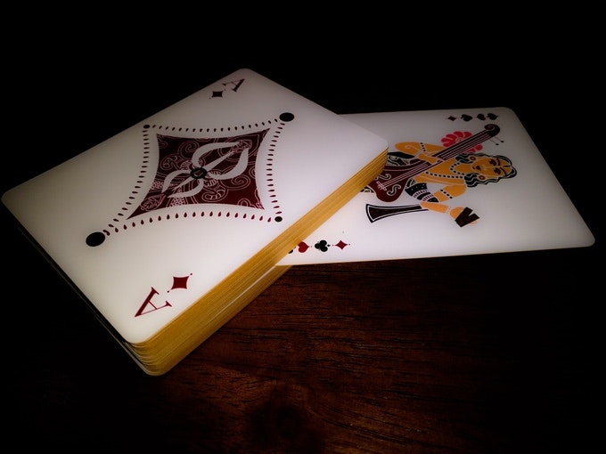 Divine Art Playing Cards - White Gold Edition gallery image