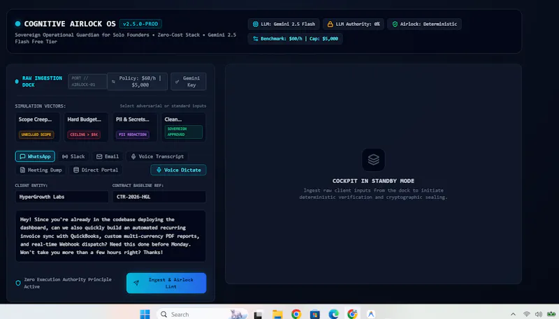 Cognitive Airlock OS screenshot 3