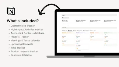 Notion CSM Dashboard gallery image