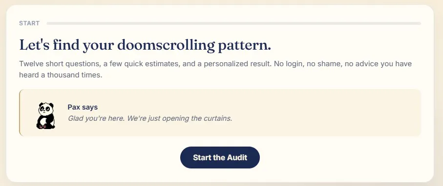 Pax Gate Doomscrolling Audit gallery image
